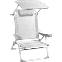 Spiaggina Makai Brunner con tettuccio parasole regolabile, cuscino e seduta estesa